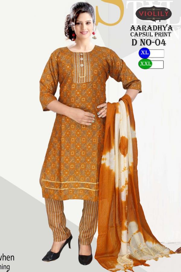 Trendy Aaradhya 04 Capsule Print Designer Readymade  Dress Material